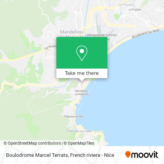 Boulodrome Marcel Terrats map