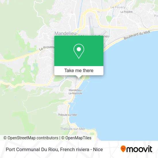 Port Communal Du Riou map