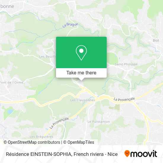 Résidence EINSTEIN-SOPHIA map