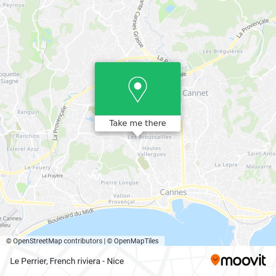 Le Perrier map