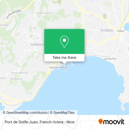 Port de Golfe-Juan map