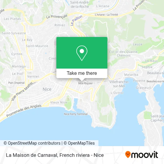 La Maison de Carnaval map