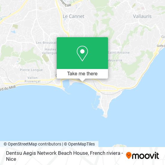 Dentsu Aegis Network Beach House map