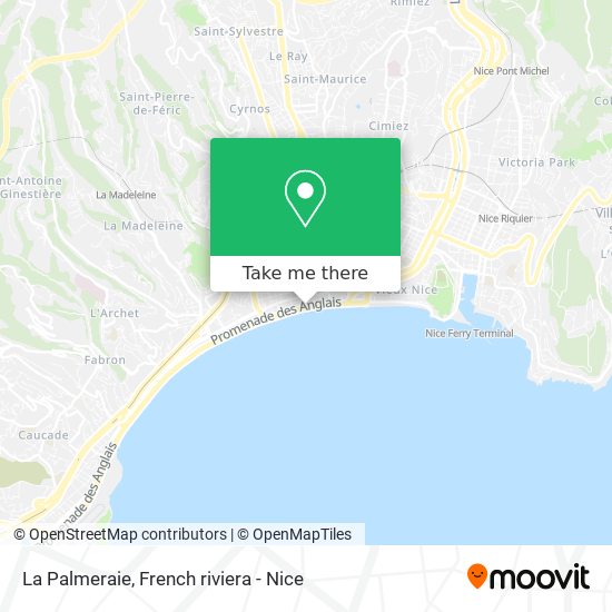 La Palmeraie map