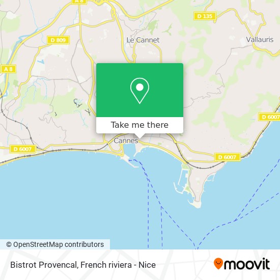 Bistrot Provencal map