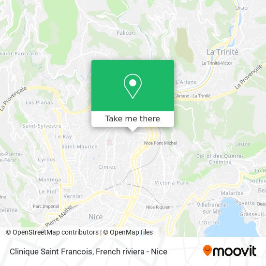 Clinique Saint Francois map