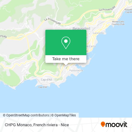 Mapa CHPG Monaco