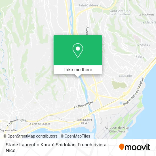 Stade Laurentin Karaté Shidokan map