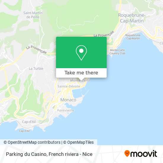 Mapa Parking du Casino