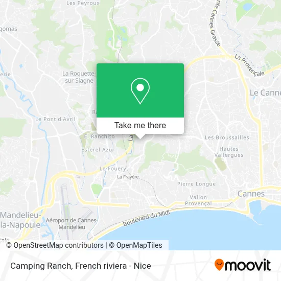 Camping Ranch map
