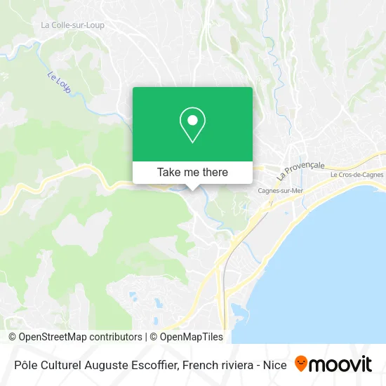 Pôle Culturel Auguste Escoffier map