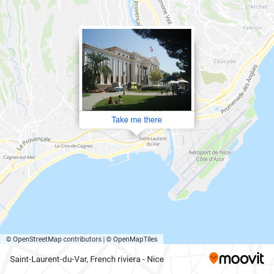 Saint-Laurent-du-Var map