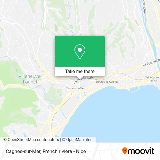 Cagnes-sur-Mer map