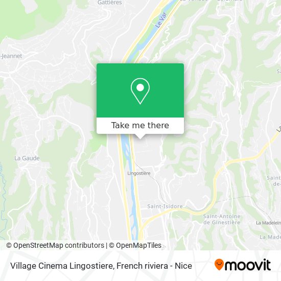 Village Cinema Lingostiere map
