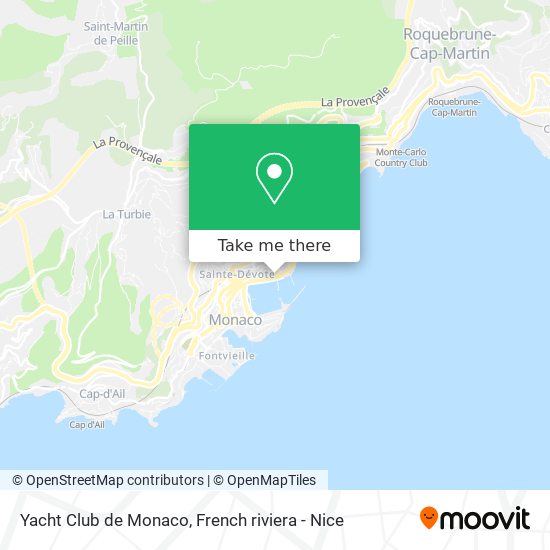 Yacht Club de Monaco map