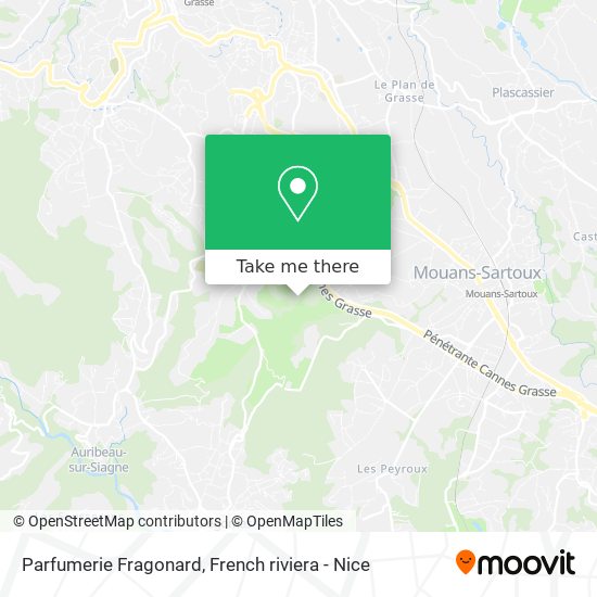 Parfumerie Fragonard map