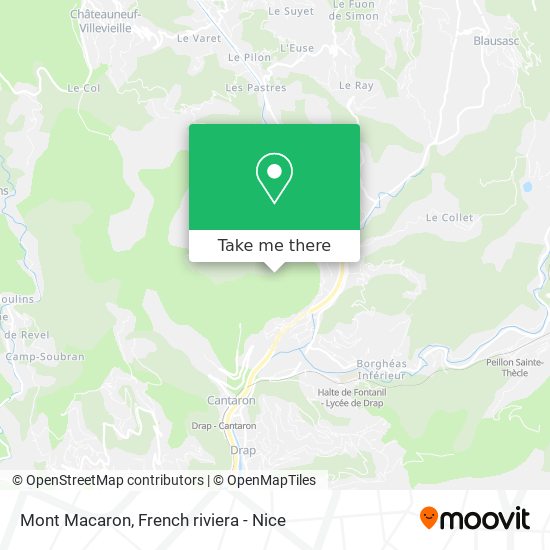 Mont Macaron map