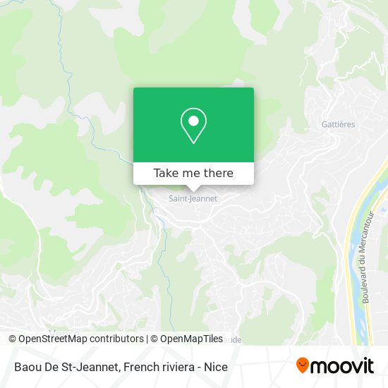 Baou De St-Jeannet map