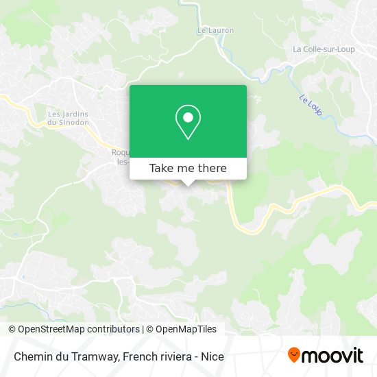 Chemin du Tramway map