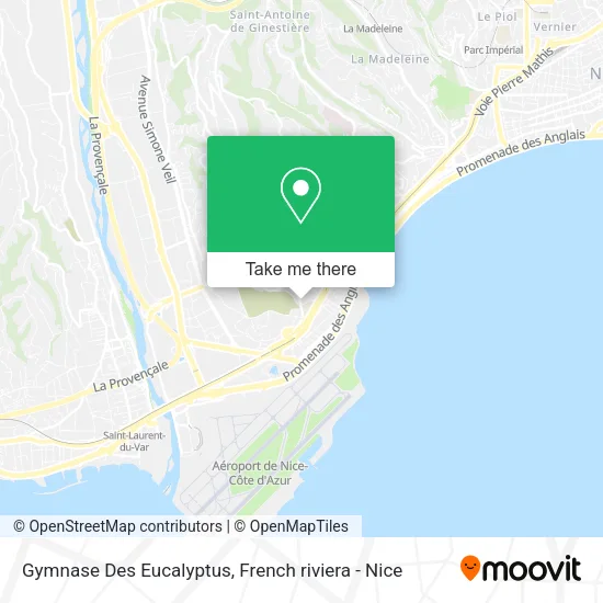 Gymnase Des Eucalyptus map