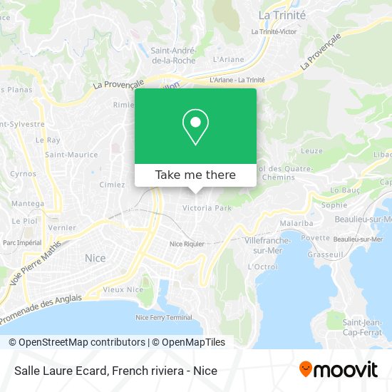 Salle Laure Ecard map