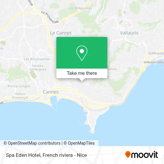 Spa Eden Hotel map