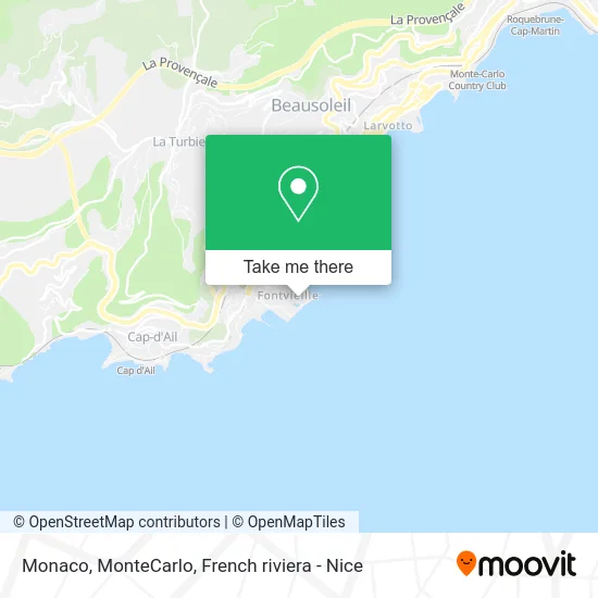Monaco, MonteCarlo map