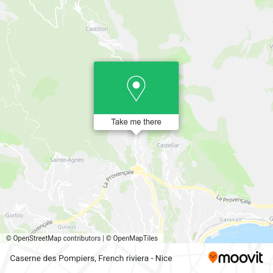 Caserne des Pompiers map