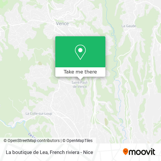 La boutique de Lea map