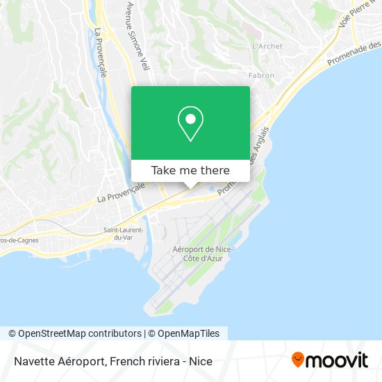 Mapa Navette Aéroport