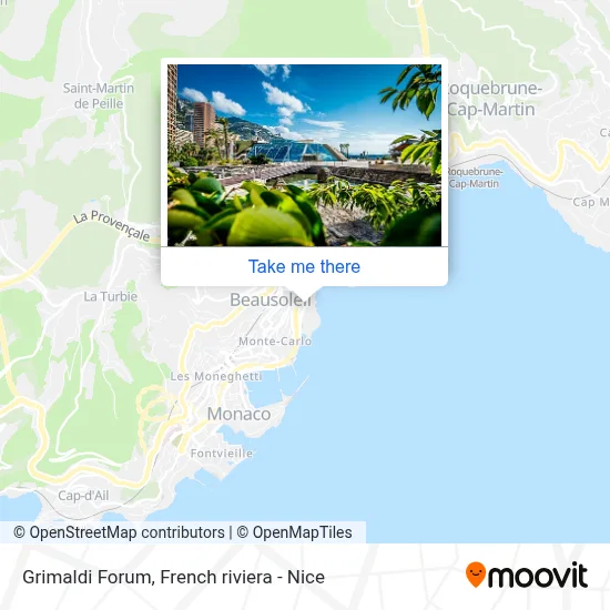 Grimaldi Forum map