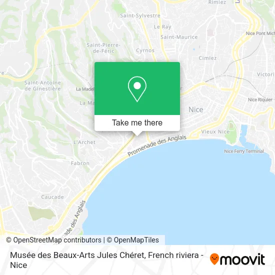 Musée des Beaux-Arts Jules Chéret map
