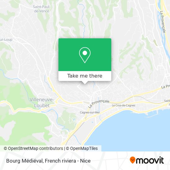 Mapa Bourg Médiéval