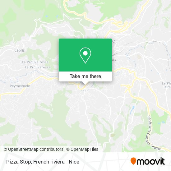 Pizza Stop map