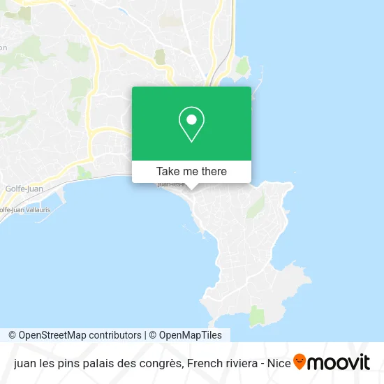 juan les pins palais des congrès map