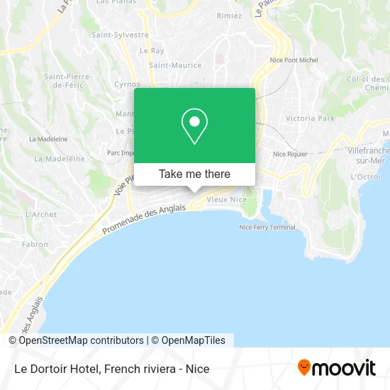 Le Dortoir Hotel map