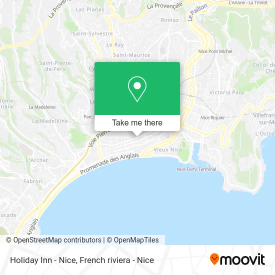 Holiday Inn - Nice map