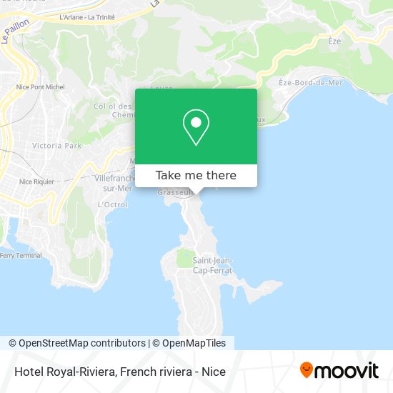 Hotel Royal-Riviera map