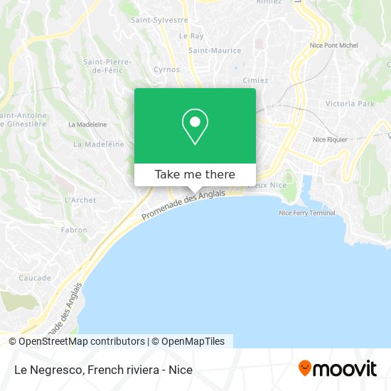 Mapa Le Negresco