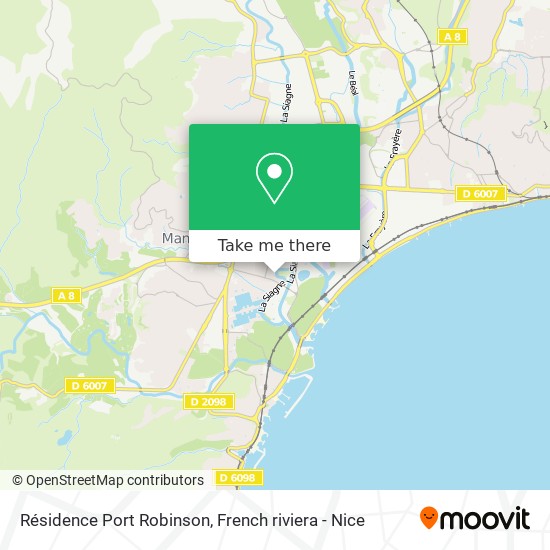 Résidence Port Robinson map