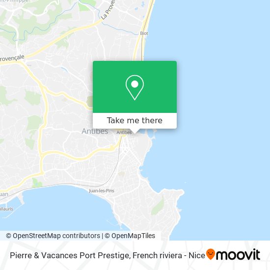 Mapa Pierre & Vacances Port Prestige