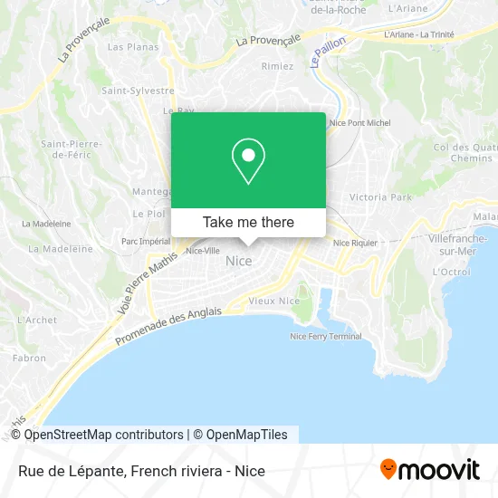 Rue de Lépante map