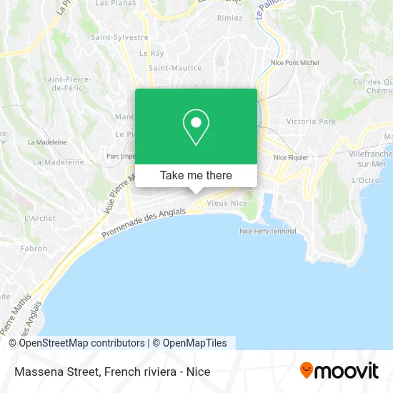 Rue Masséna map