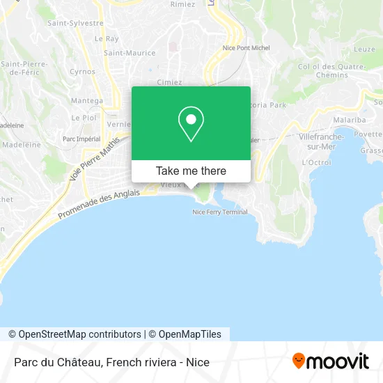 Parc du Château map
