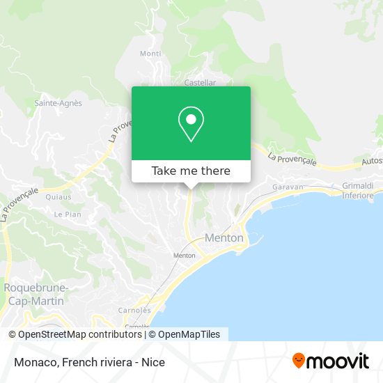 Monaco map