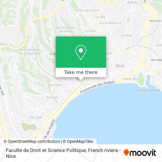 Faculte de Droit et Science Politique map