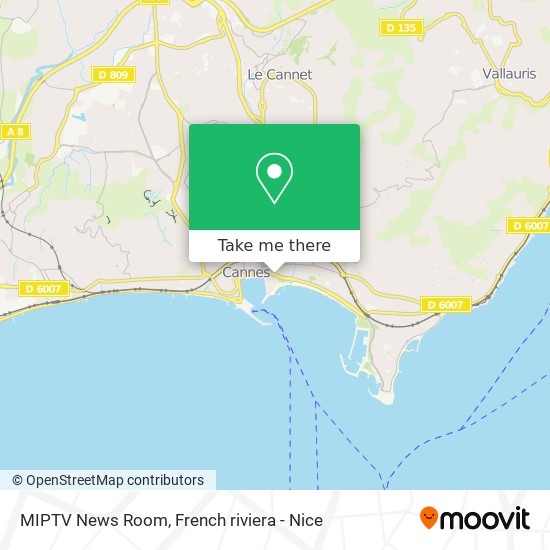 MIPTV News Room map