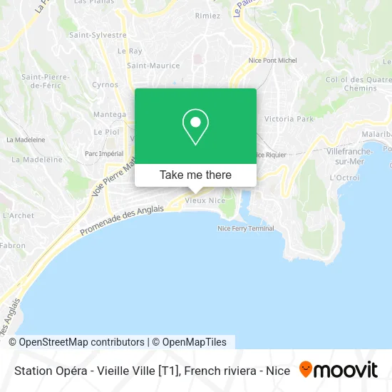Station Opéra - Vieille Ville [T1] map