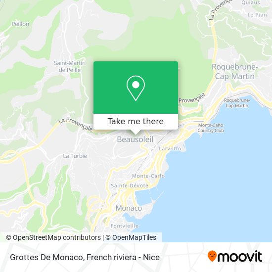 Grottes De Monaco map