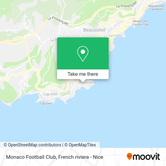 Monaco Football Club map